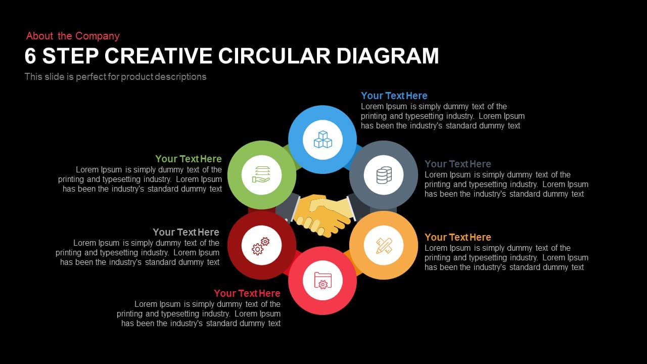 Step Creative Circular Diagram For Powerpoint