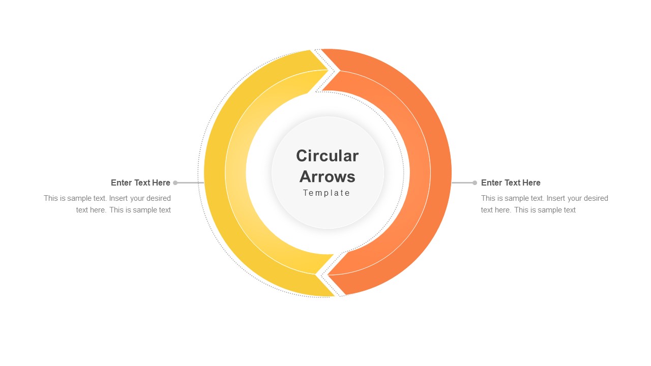 Circle Arrow Powerpoint Template Slidebazaar