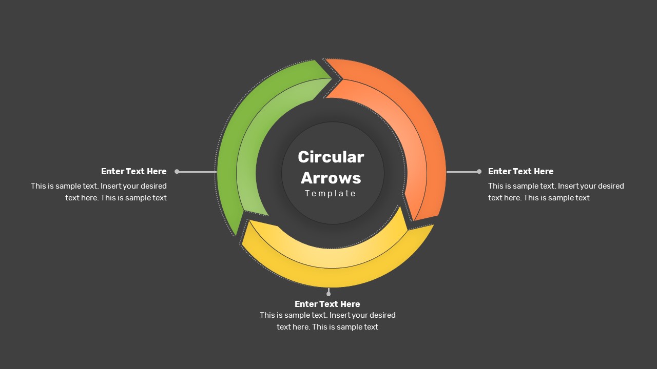 Circular Arrows Infographic Slidebazaar