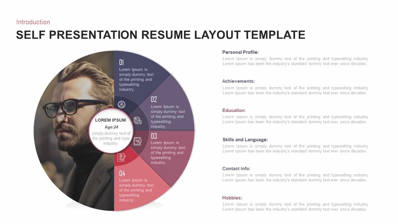 Self Presentation PowerPoint Template