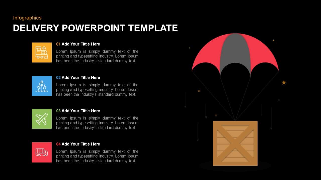 delivery powerpoint template