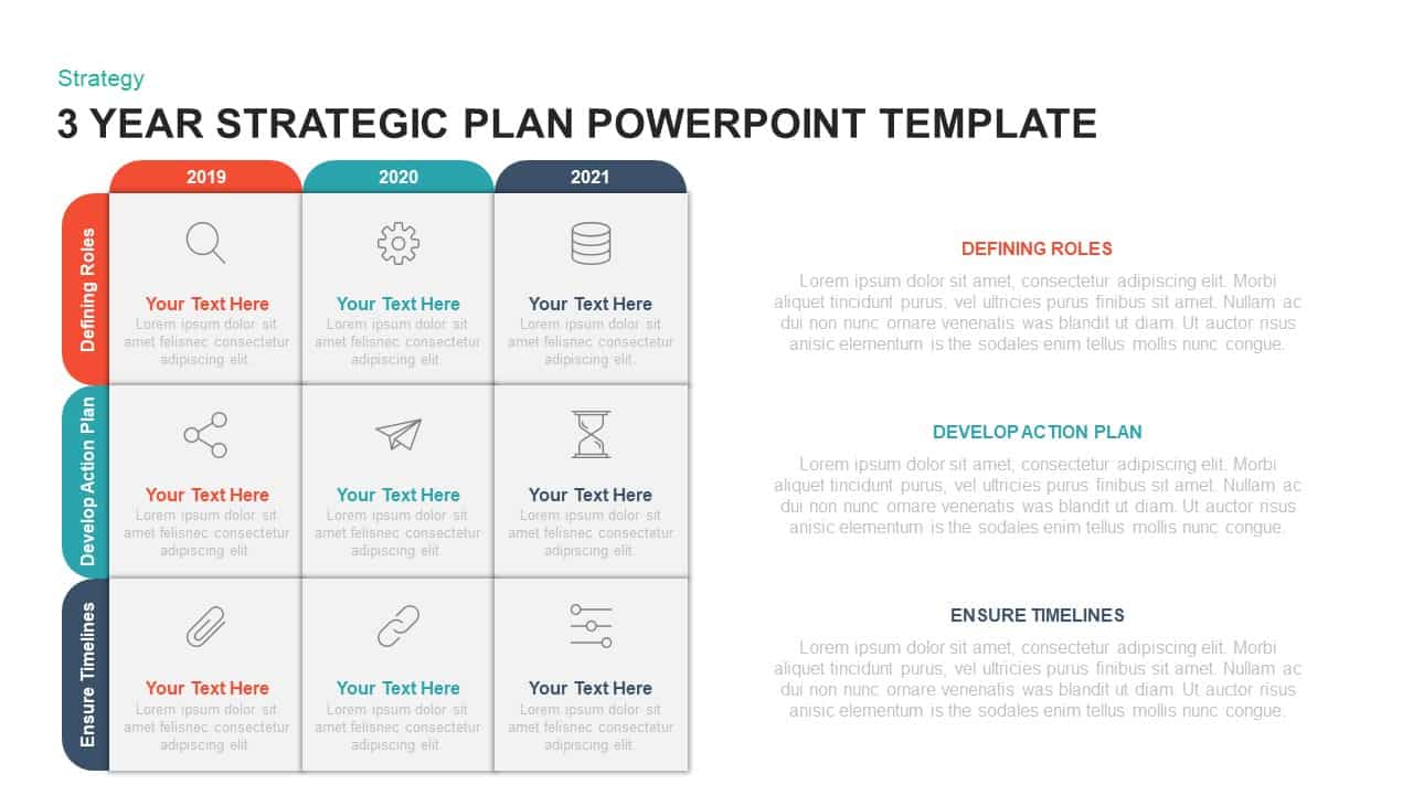 presentation template planning