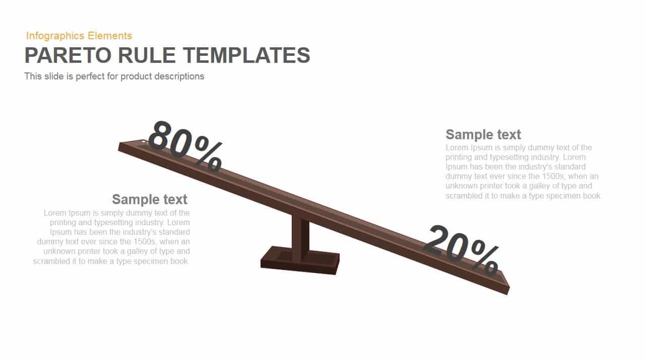 Pareto PowerPoint template