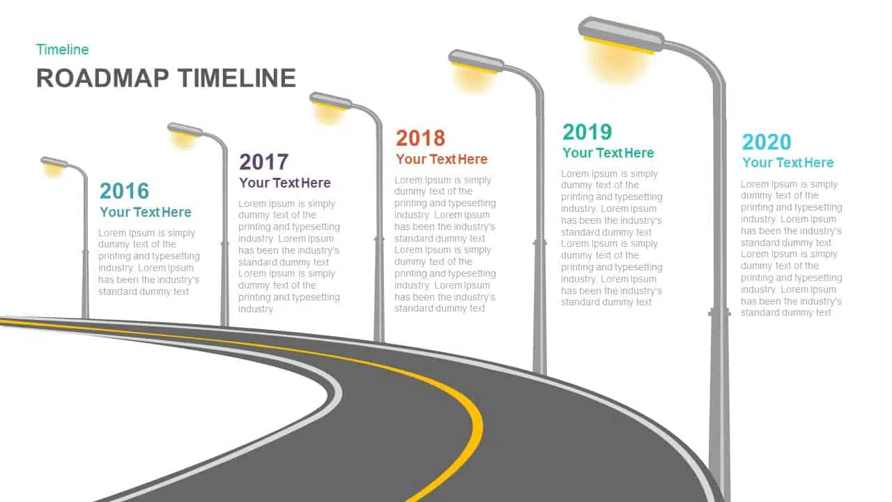timeline roadmap PowerPoint