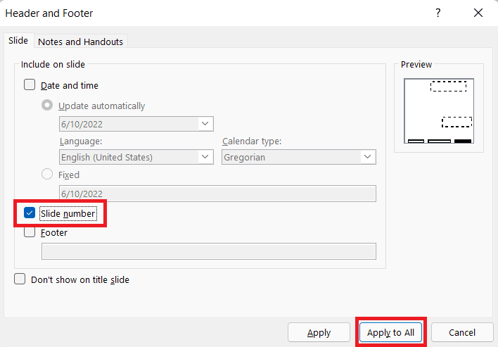 How To Insert Slide Numbers In Powerpoint Presentation