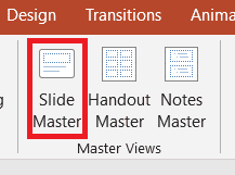 Slide master in PowerPoint
