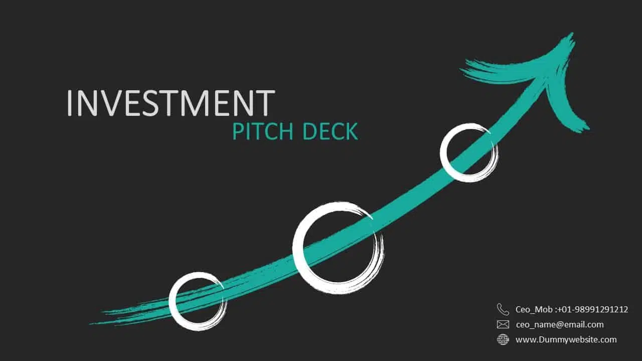 best investment pitch deck template