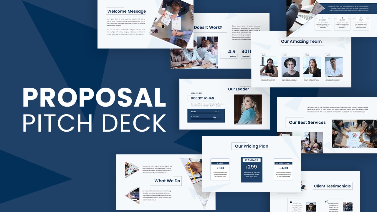 Proposal pitch deck for PowerPoint and Google Slides