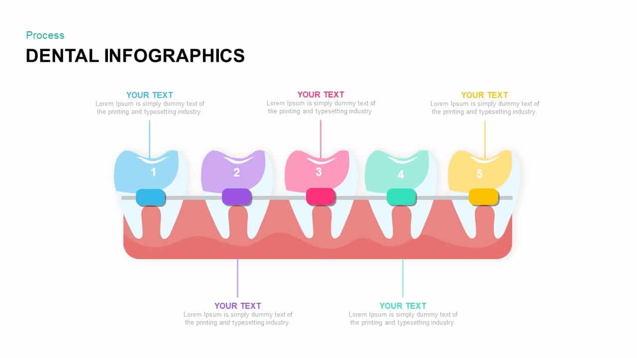 teeth design PowerPoint 