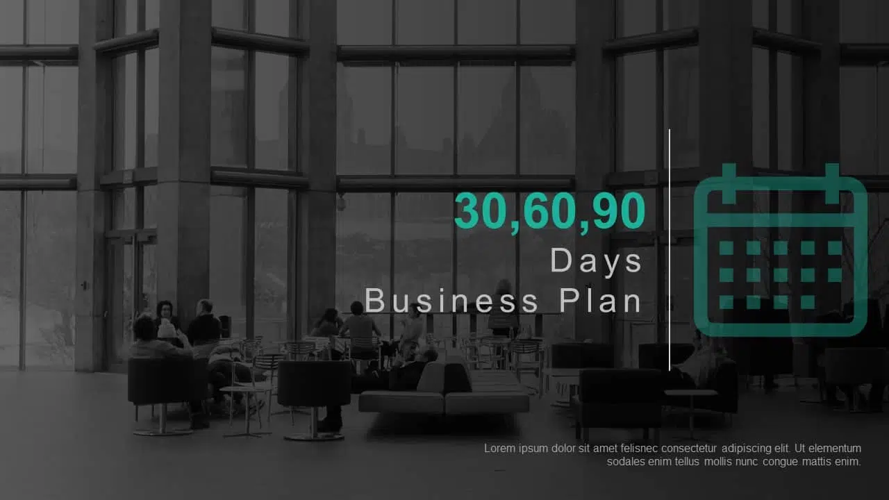 30 60 90 day plan PowerPoint