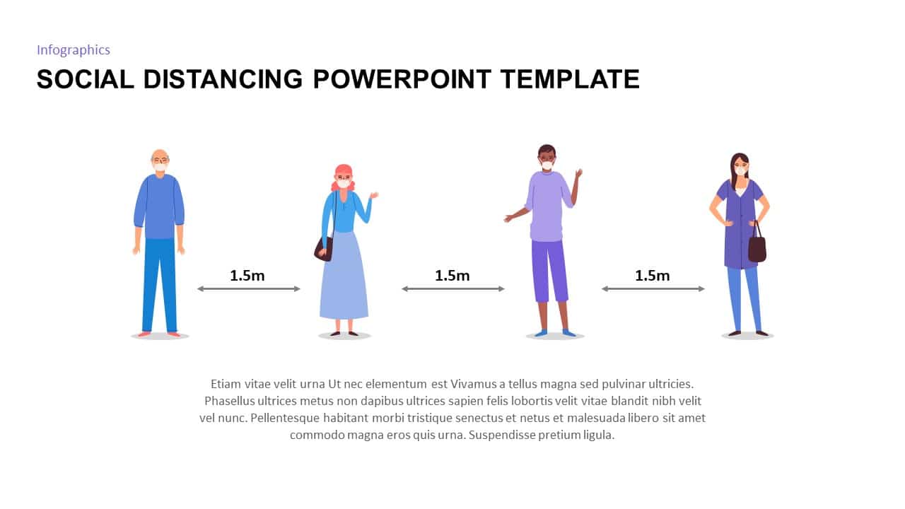 Social Distancing template for PowerPoint