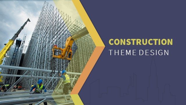 CONSTRUCTION POWERPOINT TEMPLATE