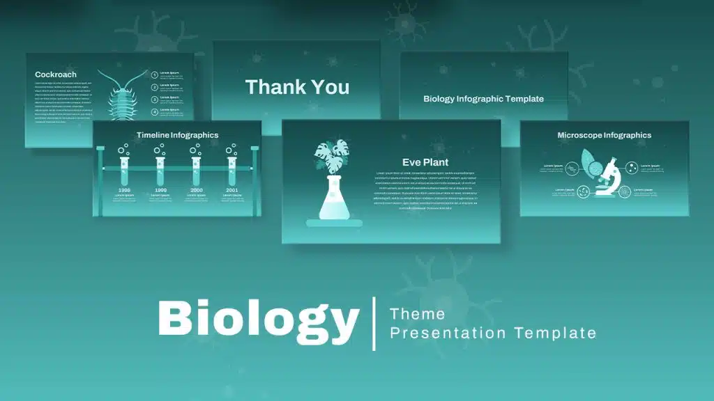 Biology themed PowerPoint template