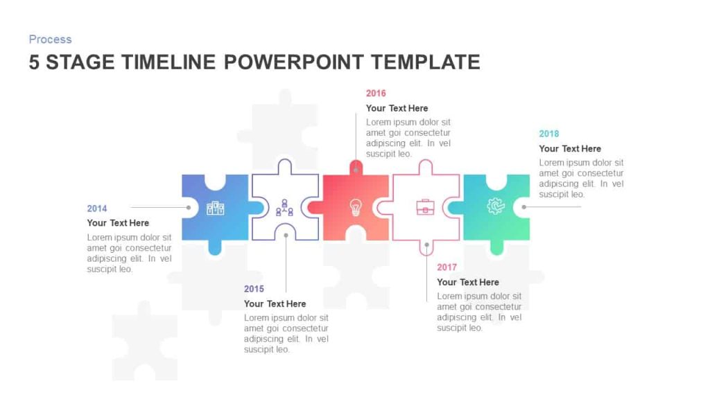Graphical timeline template for PowerPoint