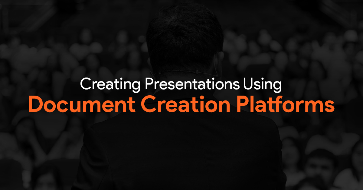 how to create document presentation