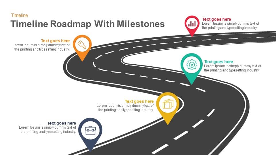 Road Map Powerpoint Templates