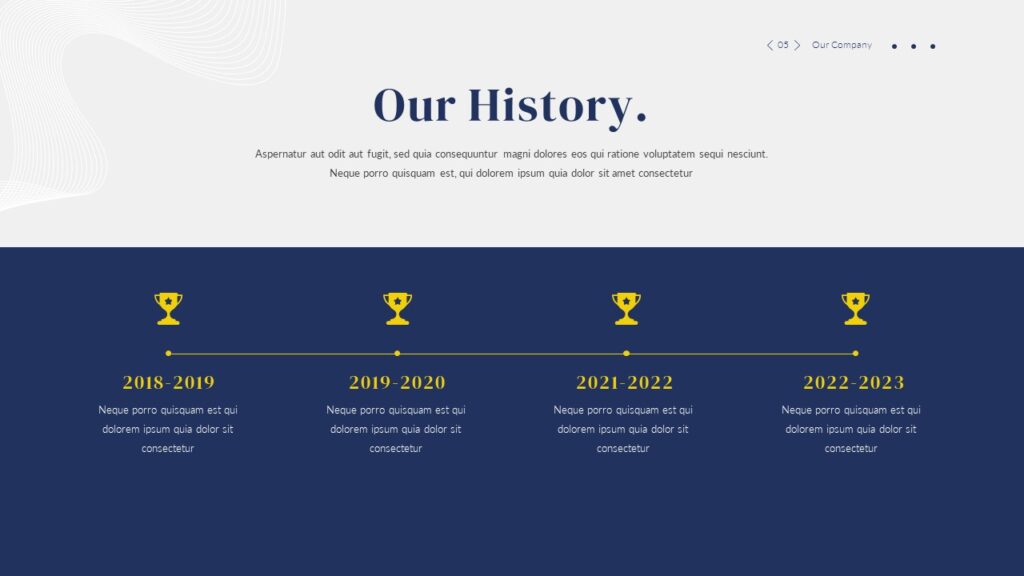 Blue Yellow And White Color Theme For PowerPoint Presentation 2 1024x576 