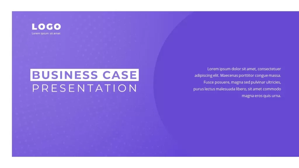 business case presentation template