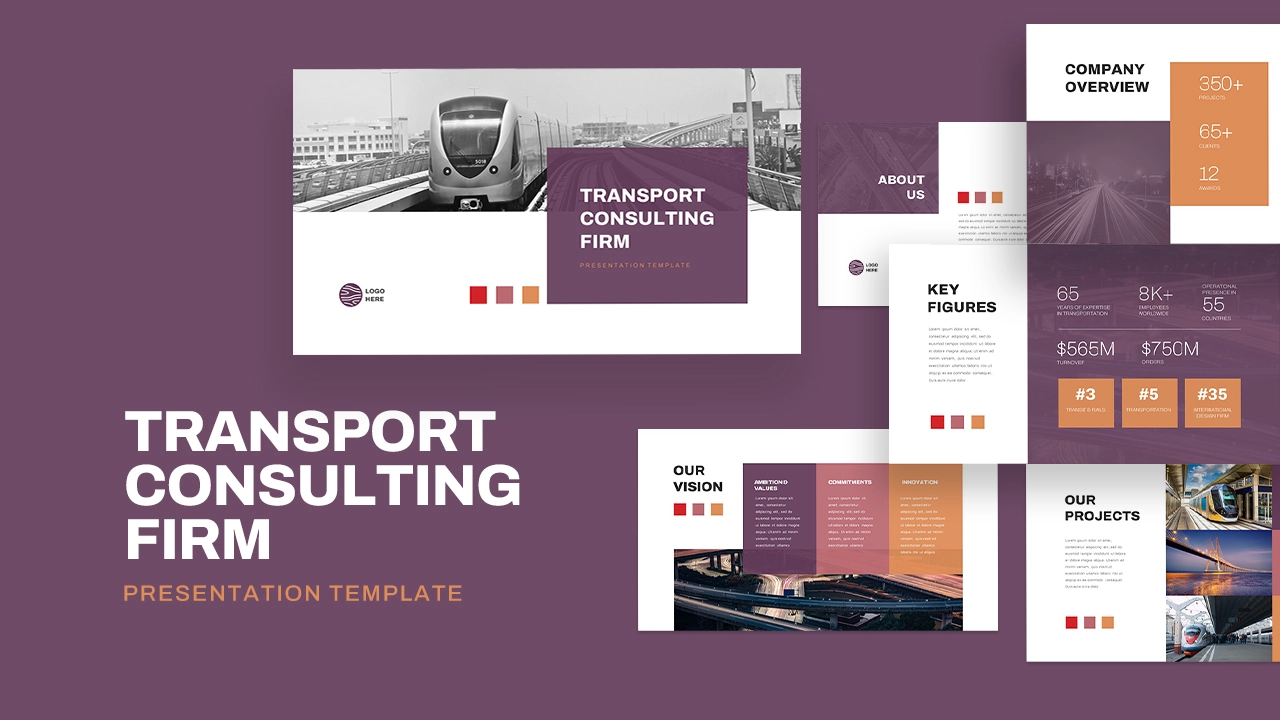 Transportation consulting presentation intro slides