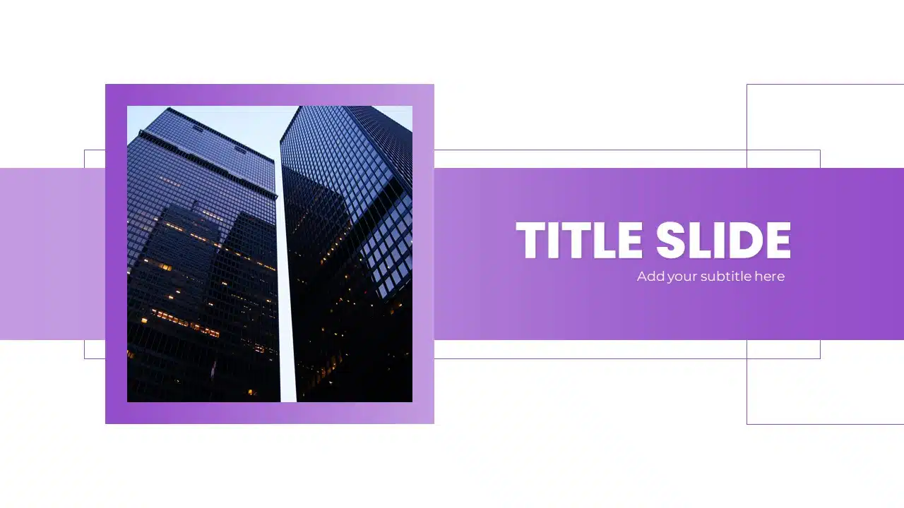 Introduction title slide example for PowerPoint