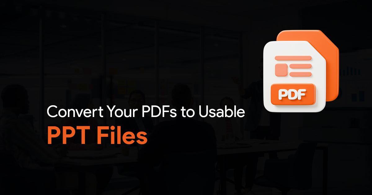 Cover image for article on converting PDF files into PPT files