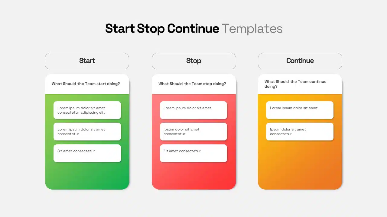 15+ Stop Continue Start Examples for Project Managers