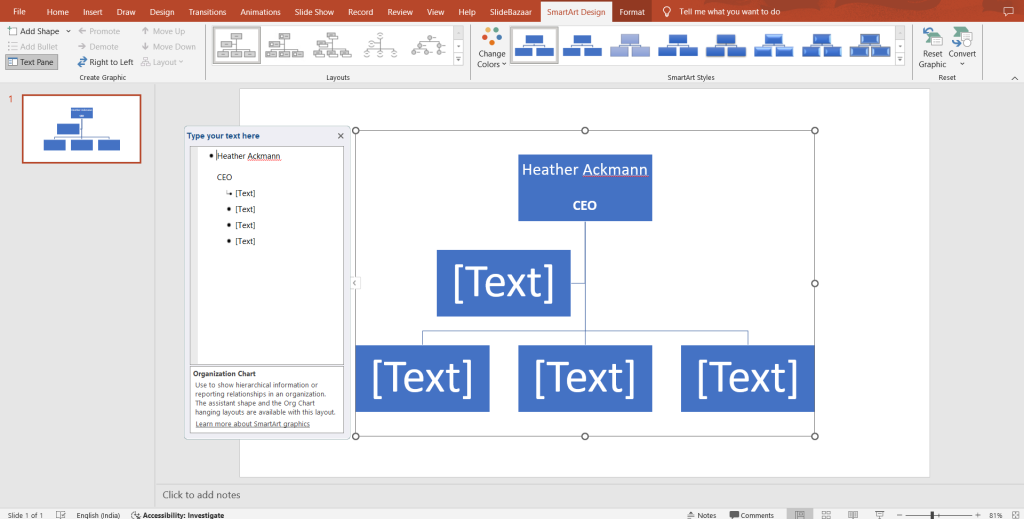 How to Easily Create an Organizational Chart in PowerPoint