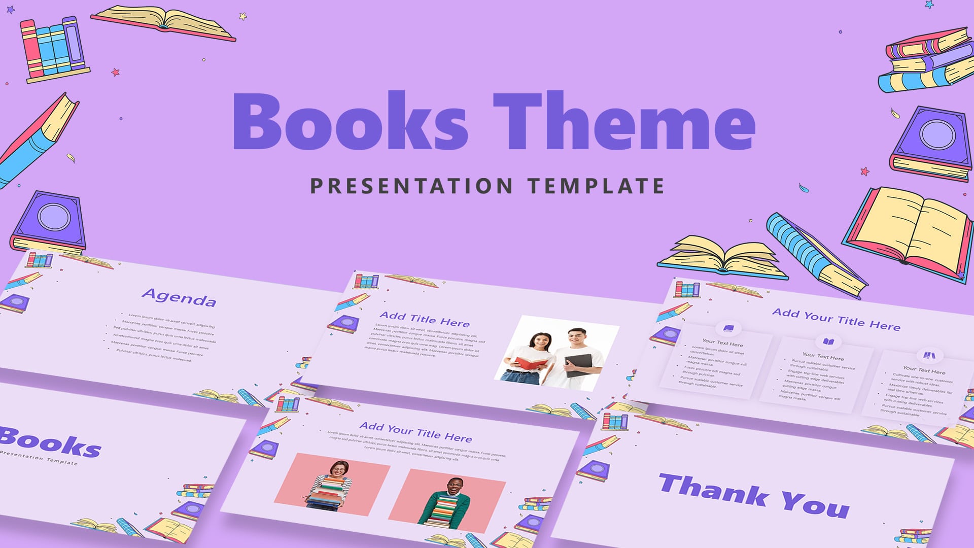 Preview of Book PowerPoint Theme