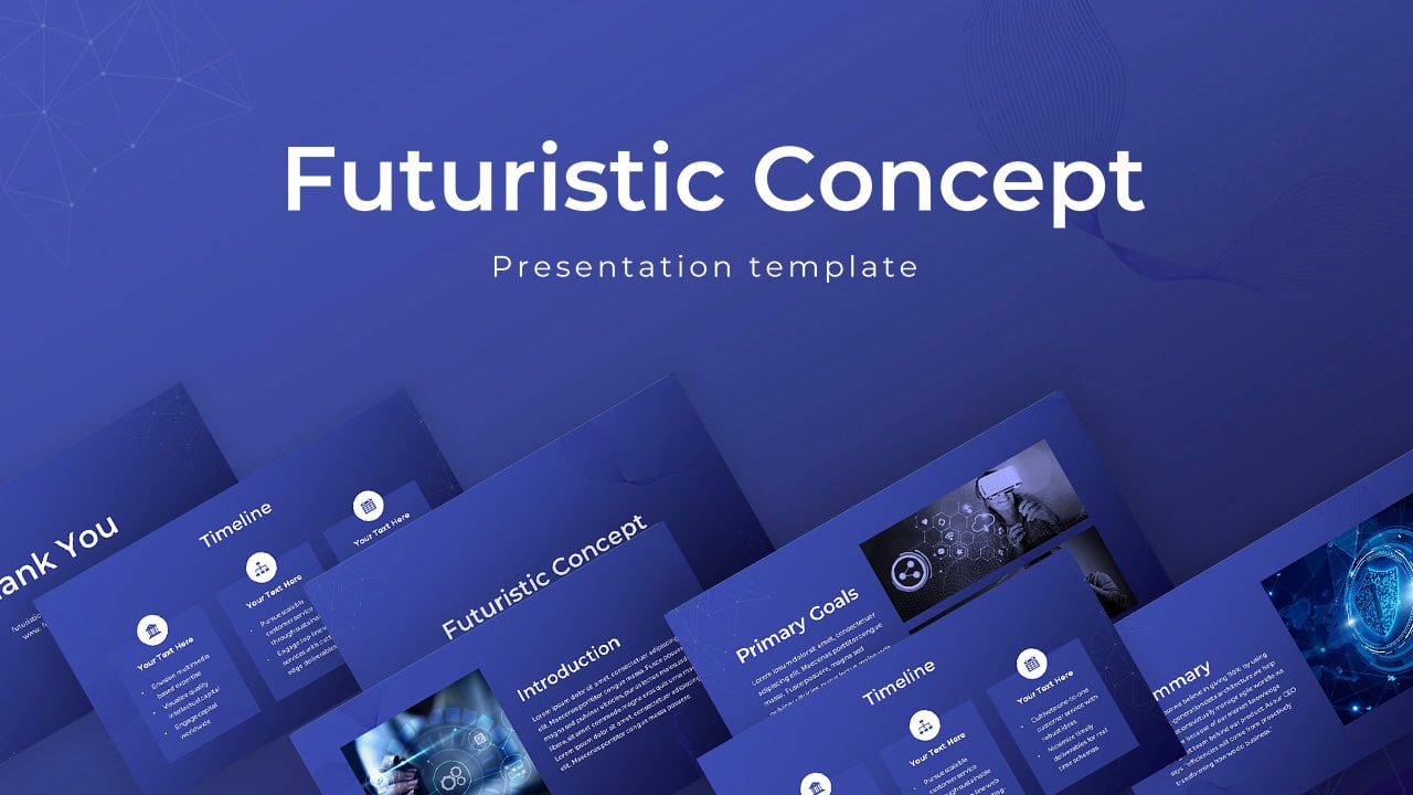 Preview of Futuristic PowerPoint Theme
