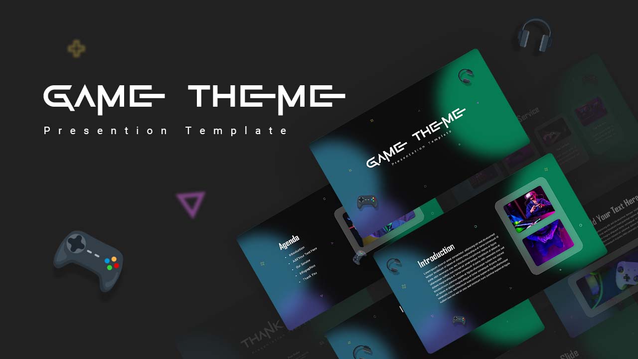 Preview of Game PowerPoint Theme