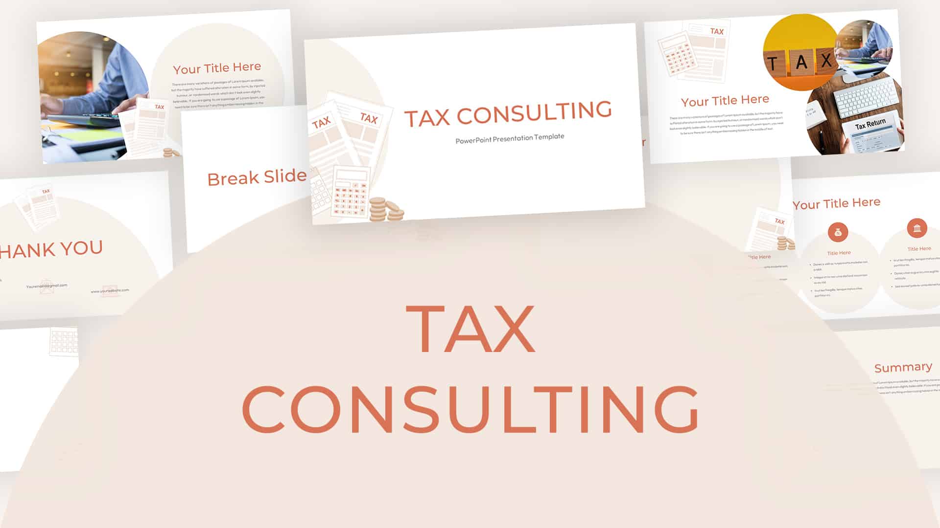 Preview of Tax Consulting PowerPoint Theme