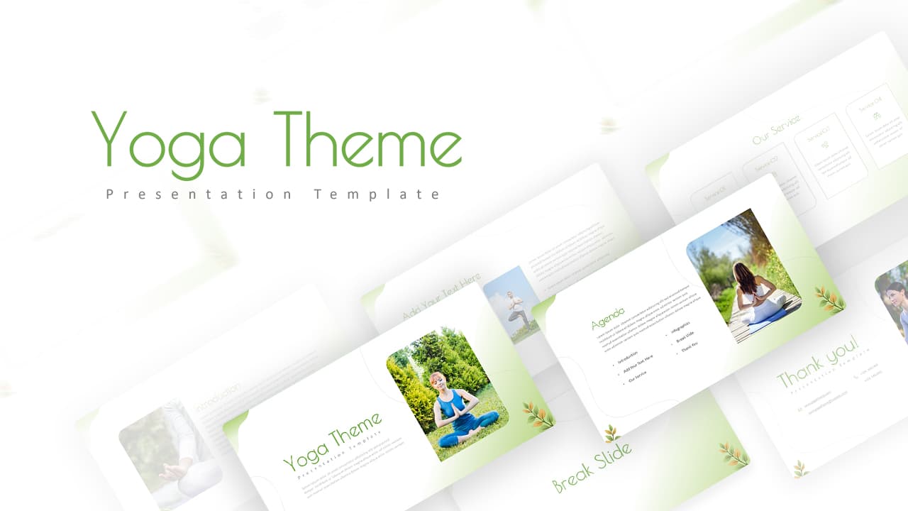 Preview of Yoga PowerPoint Theme