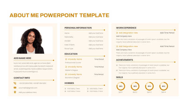 10 About Me PowerPoint Templates for a Standout Introduction