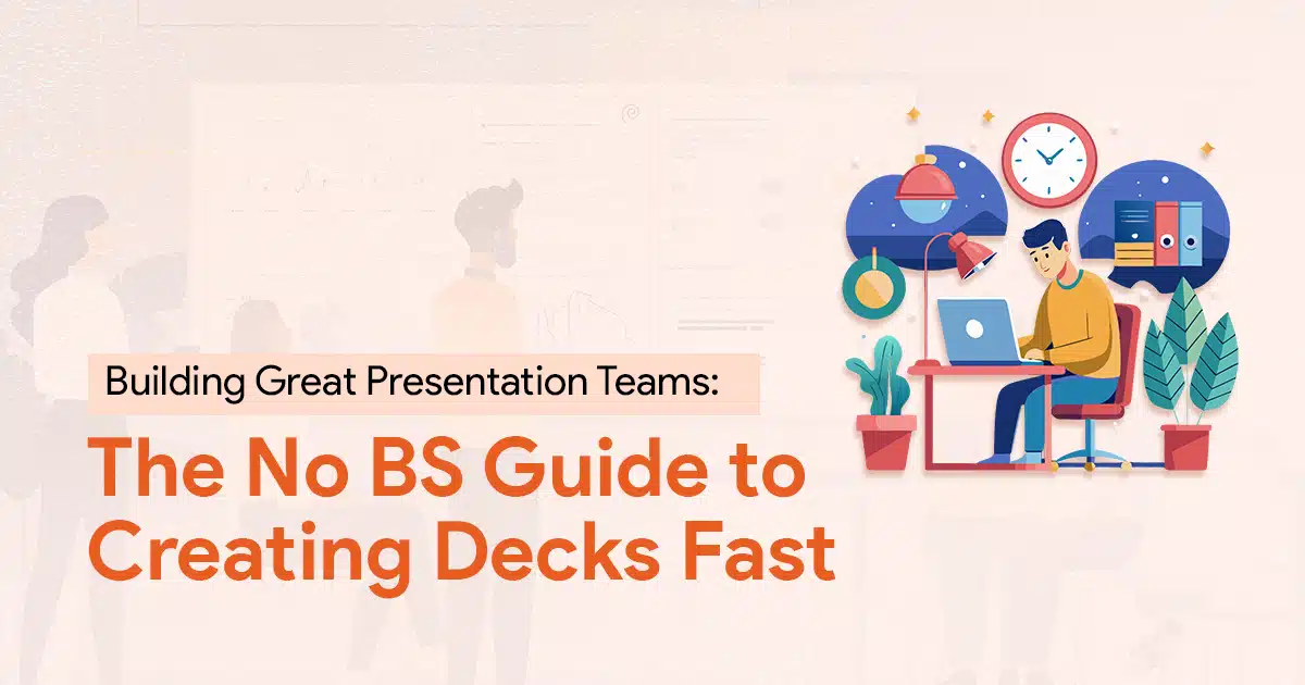 Cover image for an article on helping managers help their team build decks fast