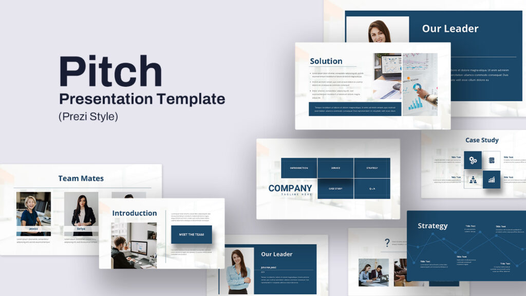 Free Prezi-Style Pitch Deck
