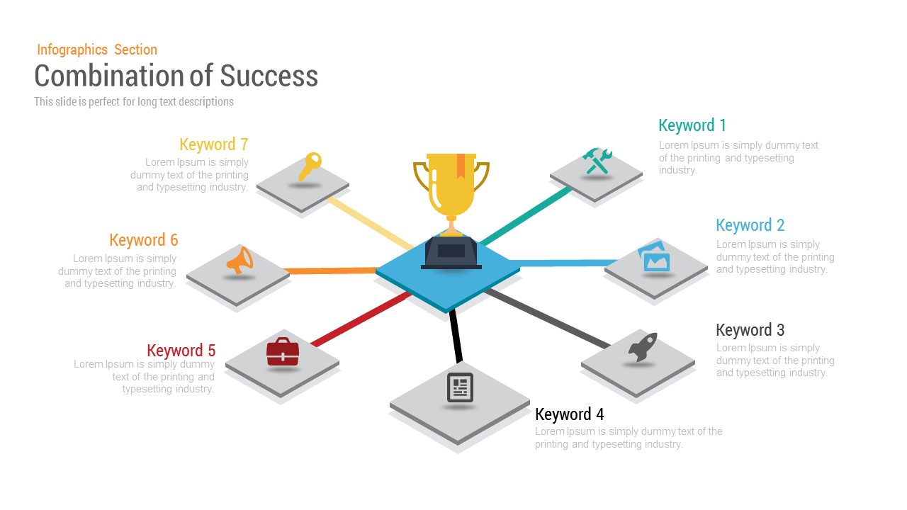 Combination of Success PowerPoint Template and Keynote Slides