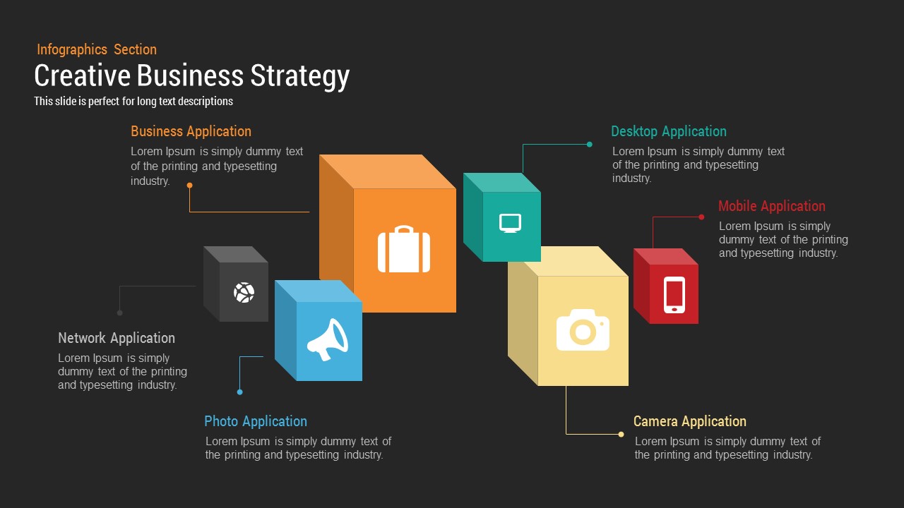 Creative Business Strategy Diagram for PowerPoint