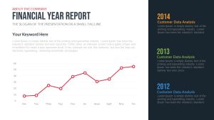 Free Company Profile PowerPoint Template Financial Year Report