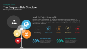 Tree Diagrams Data Structure PowerPoint and Keynote template