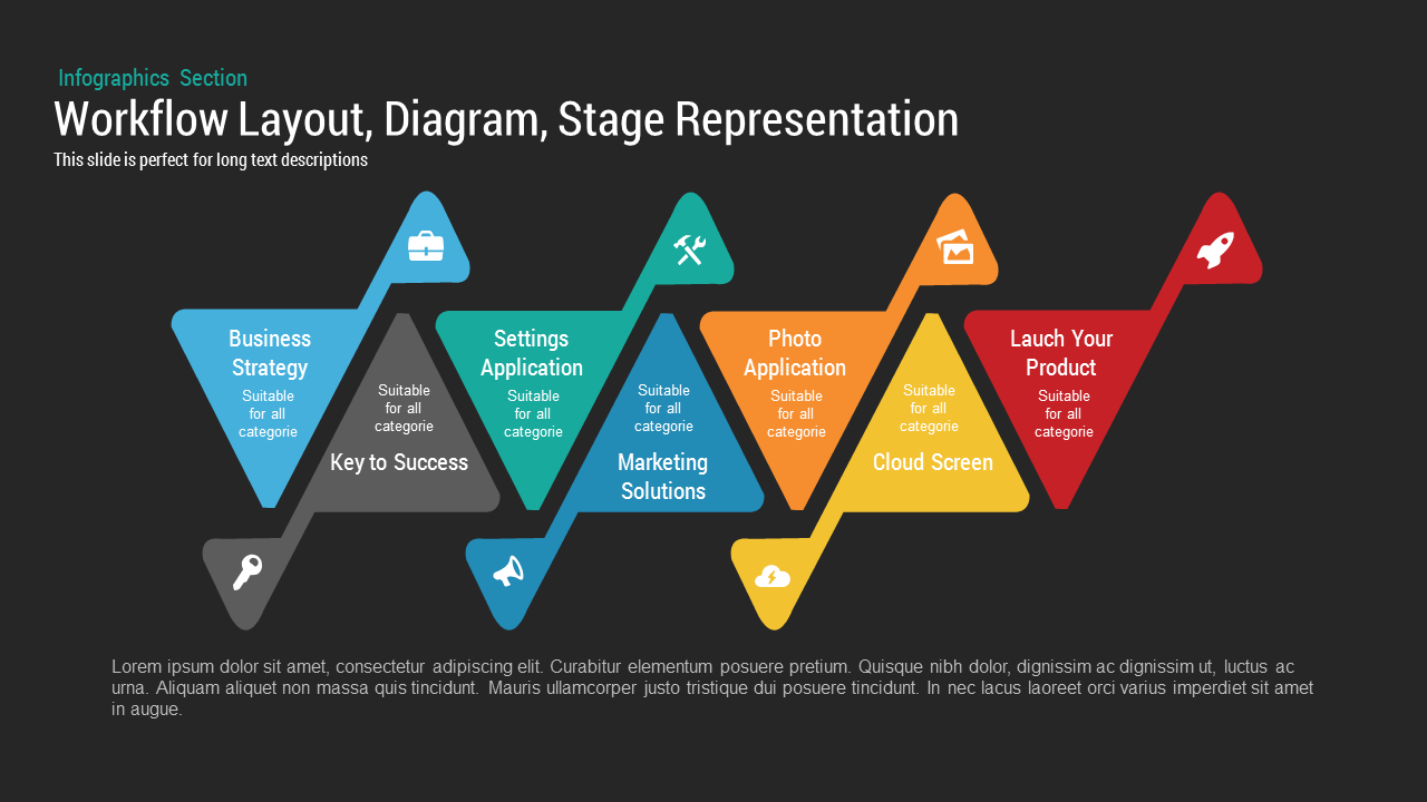 Workflow Diagrams For Powerpoint Smm Medyan