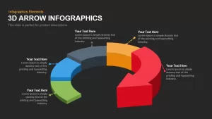 3d Arrow Infographics Powerpoint Keynote template