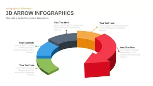 3D Arrow Infographics PowerPoint Template and Keynote Slide