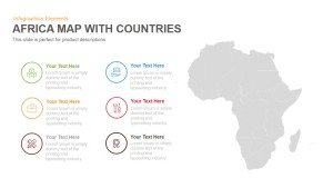 Africa Map with Countries Template for PowerPoint & Keynote