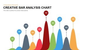 Creative Bar Chart Analysis PowerPoint Template and Keynote