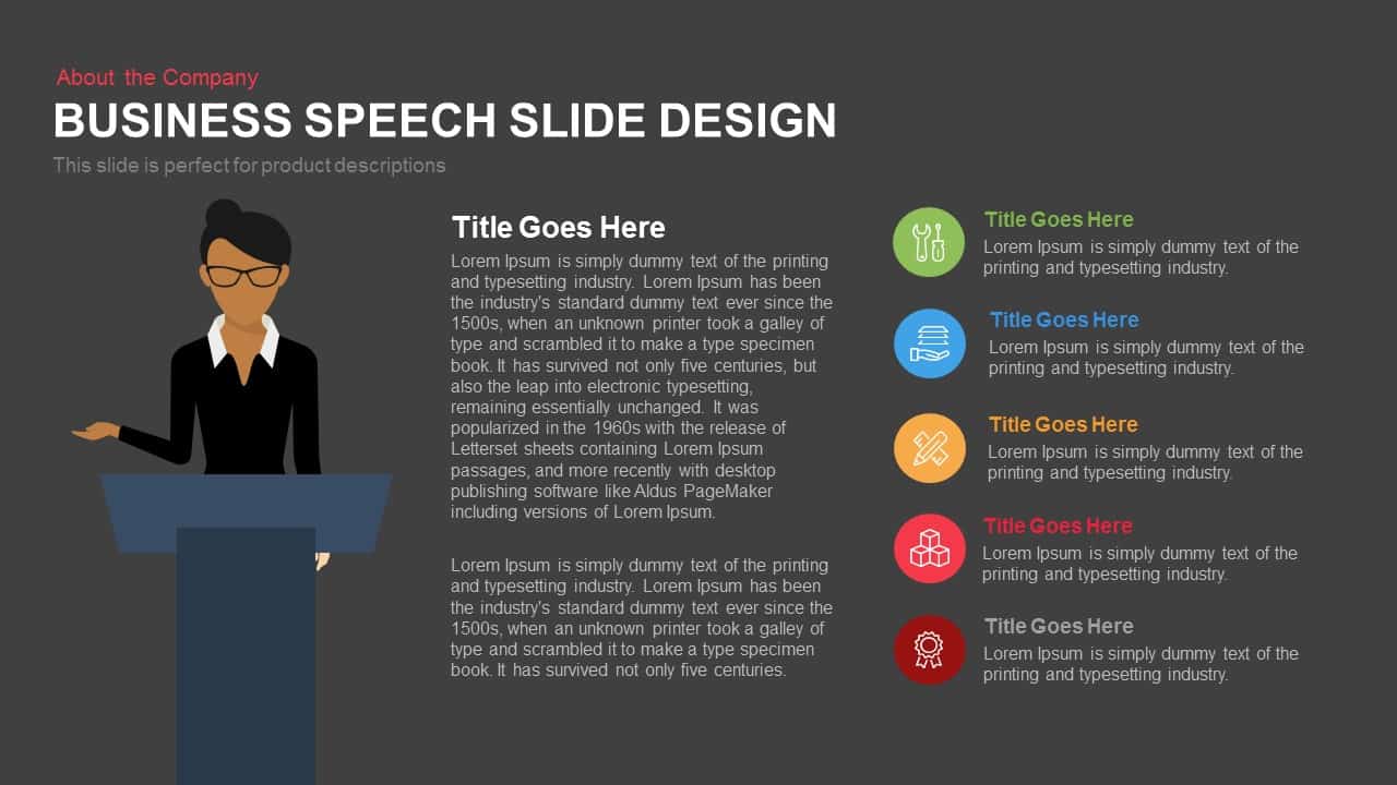 speech powerpoint presentation example
