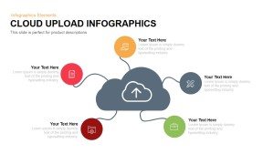 Cloud Upload Infographics PowerPoint and Keynote Template