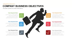 Company Business Objectives PowerPoint Template and Keynote Slide