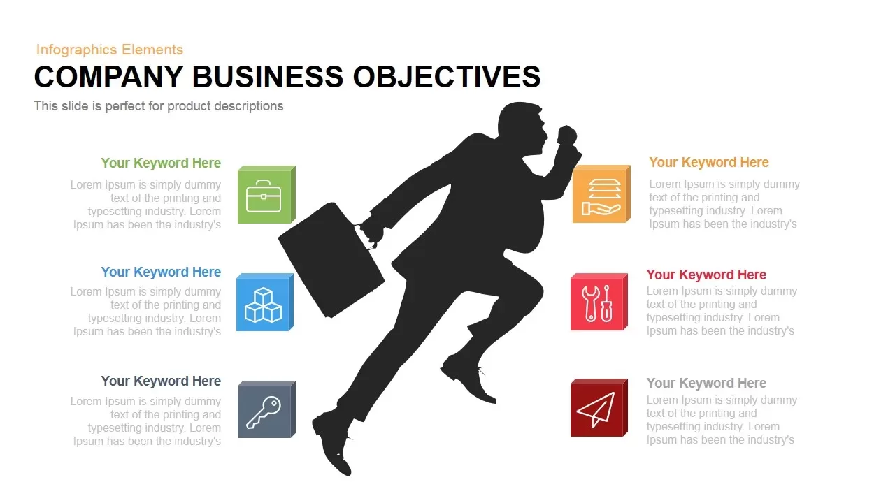 Company Business Objectives PowerPoint Template and Keynote