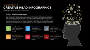 Creative Head Infographics Powerpoint Keynote template