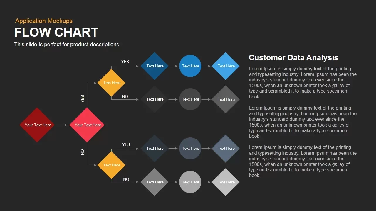 Flow Chart Powerpoint Keynote template